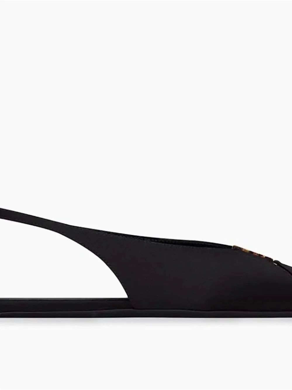 Saint Laurent
Babylone Slingback Flats in Satin Crepe size 39 - Picture 6 of 6